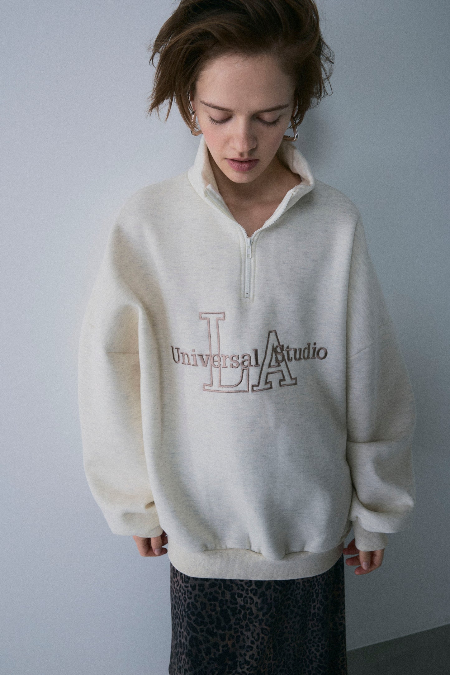 【予約：1月下旬〜2月上旬】LA Embroidery Zip Sweat／60251208067