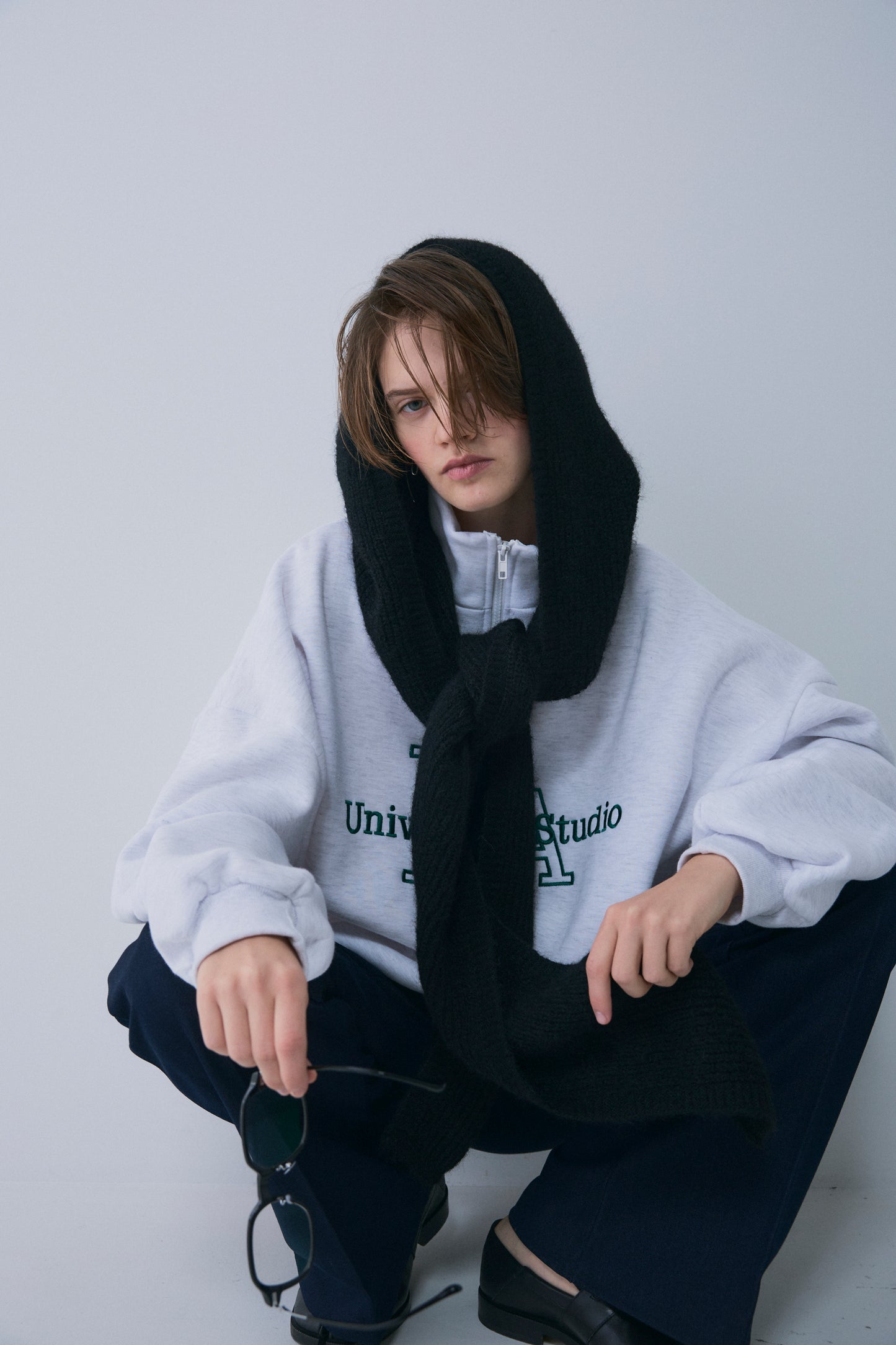 【予約：1月下旬〜2月上旬】LA Embroidery Zip Sweat／60251208067