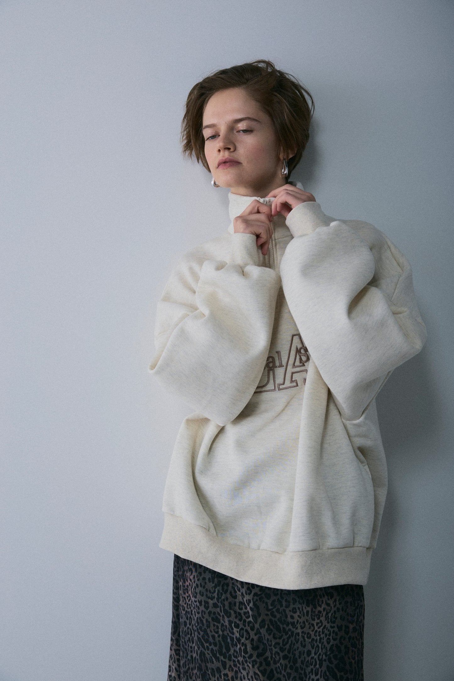 【予約：1月下旬〜2月上旬】LA Embroidery Zip Sweat／60251208067