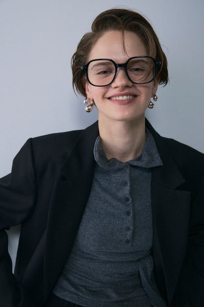 【予約：1月下旬〜2月上旬】Faux Wrap Long T-Shirt／60251208075