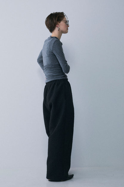 【予約：1月下旬〜2月上旬】Faux Wrap Long T-Shirt／60251208075