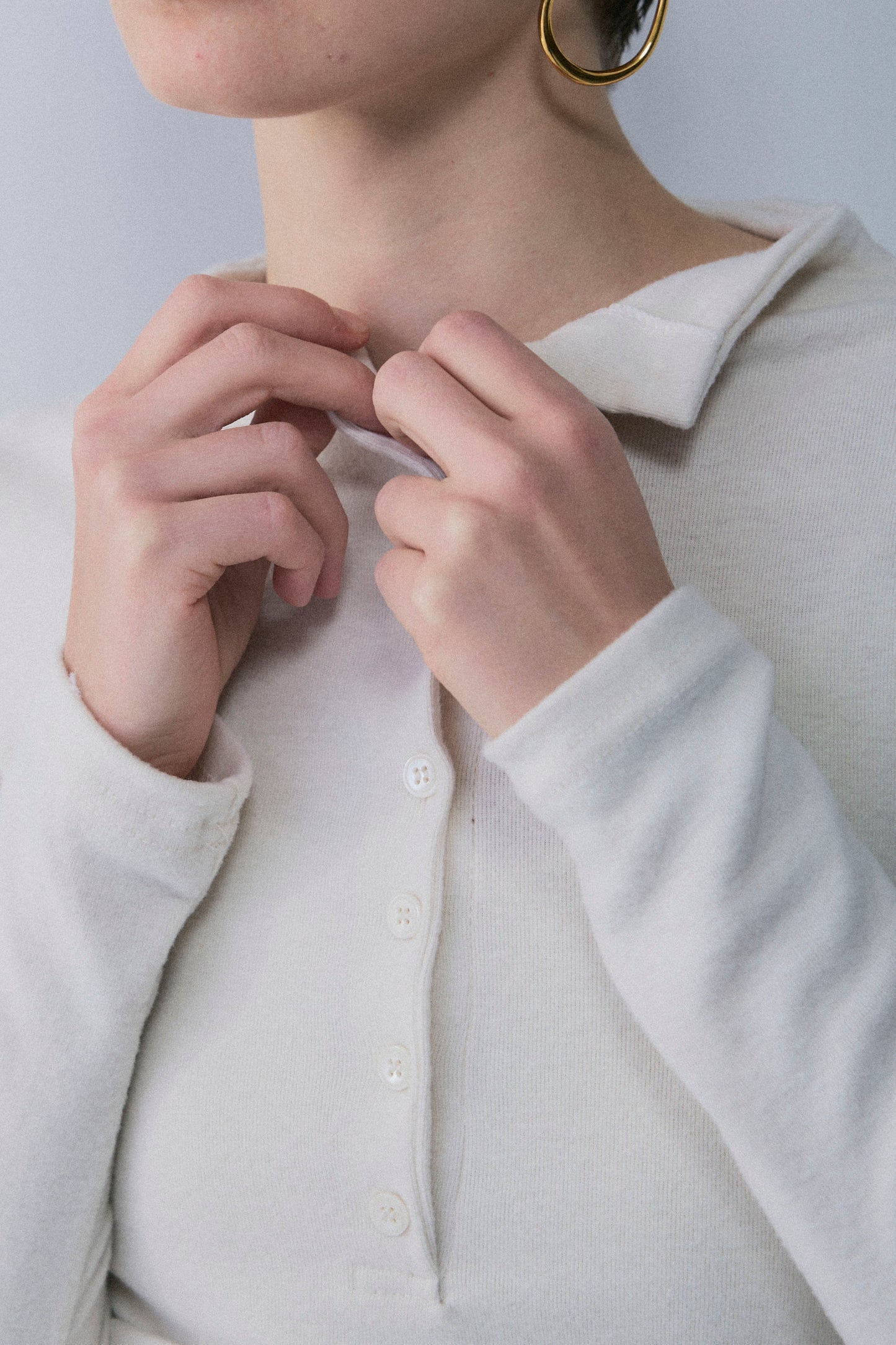 【予約：1月下旬〜2月上旬】Faux Wrap Long T-Shirt／60251208075