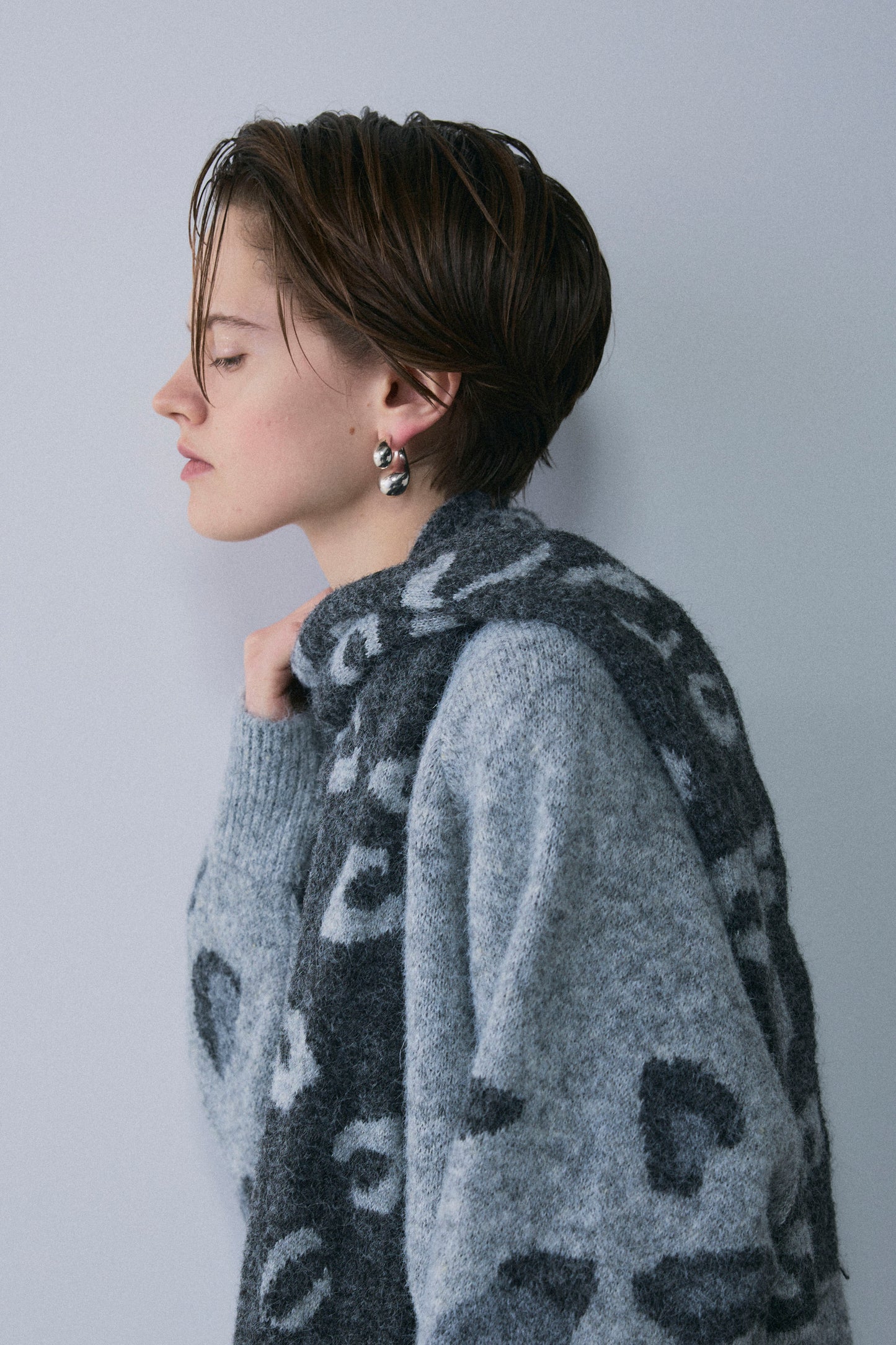 【予約：1月下旬〜2月上旬】Leopard Wool Muffler Set／60251209062