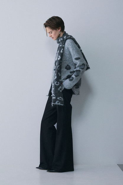 【予約：1月下旬〜2月上旬】Leopard Wool Muffler Set／60251209062