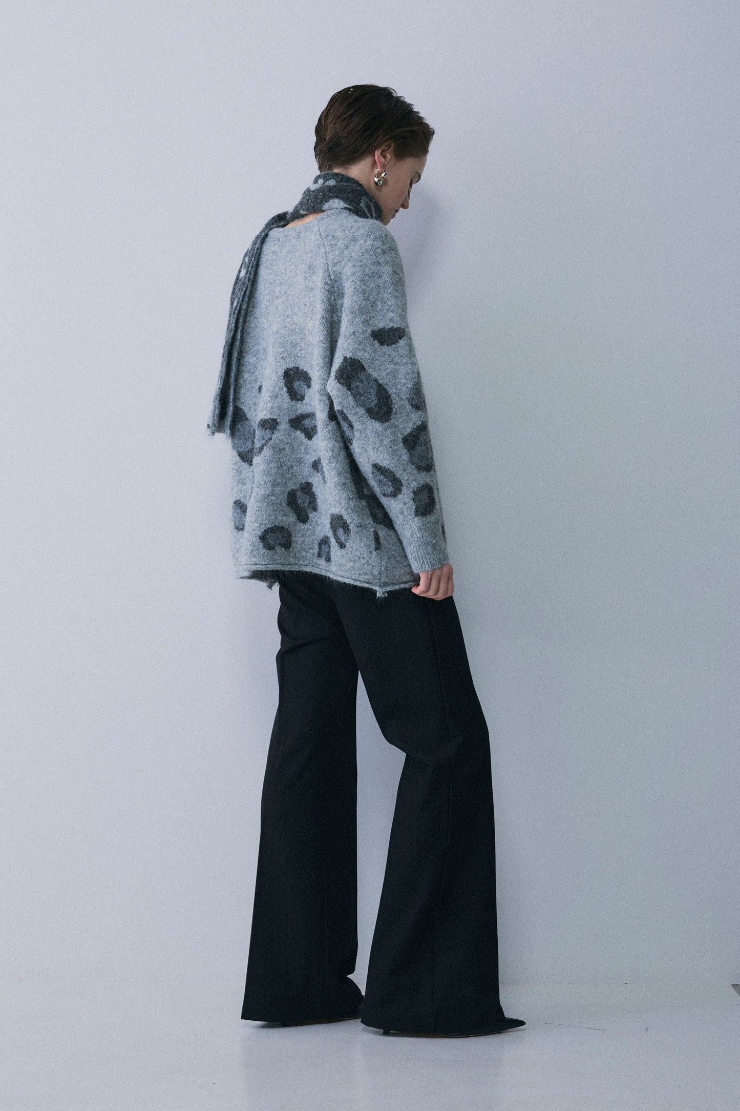 【予約：1月下旬〜2月上旬】Leopard Wool Muffler Set／60251209062