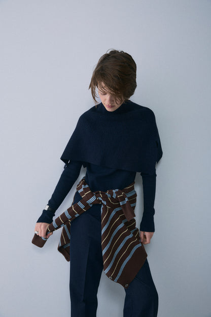 【予約：1月下旬〜2月上旬】Slick Cape Knit Set／60251209065