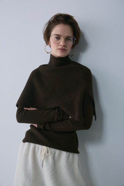 【予約：1月下旬〜2月上旬】Slick Cape Knit Set／60251209065