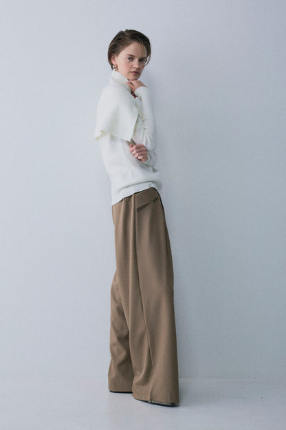 【予約：1月下旬〜2月上旬】Slick Cape Knit Set／60251209065