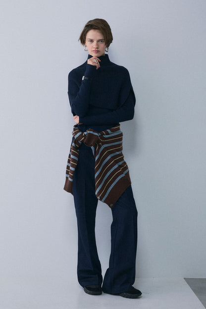 【予約：1月下旬〜2月上旬】Slick Cape Knit Set／60251209065