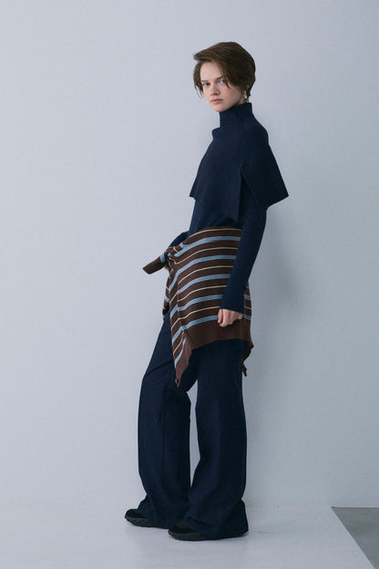 【予約：1月下旬〜2月上旬】Slick Cape Knit Set／60251209065