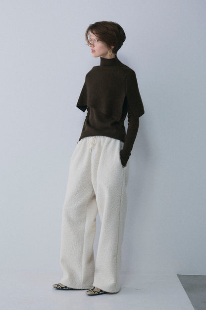 【予約：1月下旬〜2月上旬】Slick Cape Knit Set／60251209065