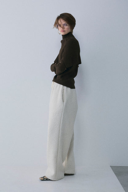 【予約：1月下旬〜2月上旬】Slick Cape Knit Set／60251209065