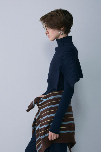 【予約：1月下旬〜2月上旬】Slick Cape Knit Set／60251209065