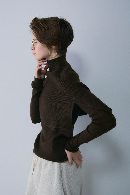 【予約：1月下旬〜2月上旬】Slick Cape Knit Set／60251209065