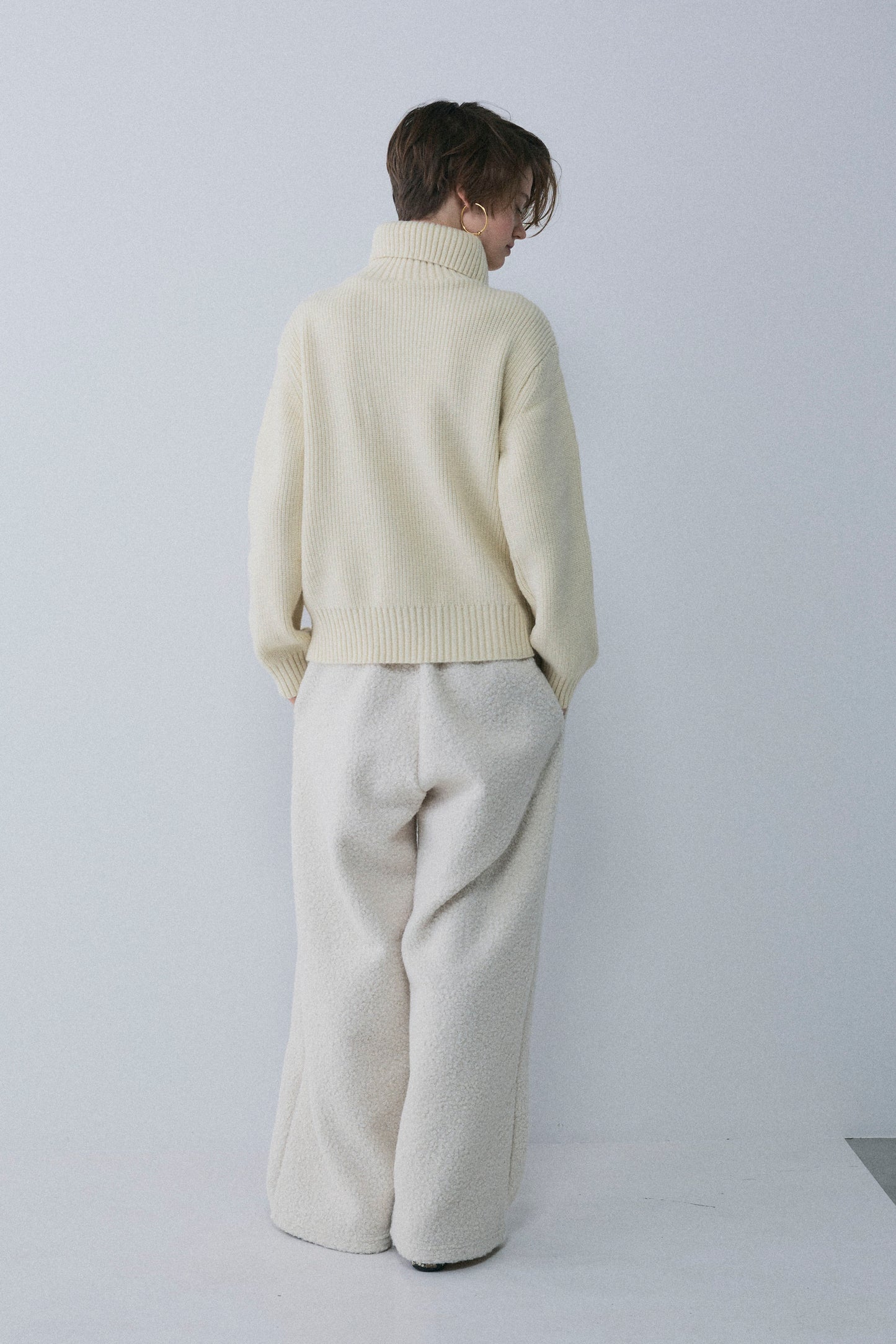 【予約：1月下旬〜2月上旬】Half Zip-Up Knit／60251209073