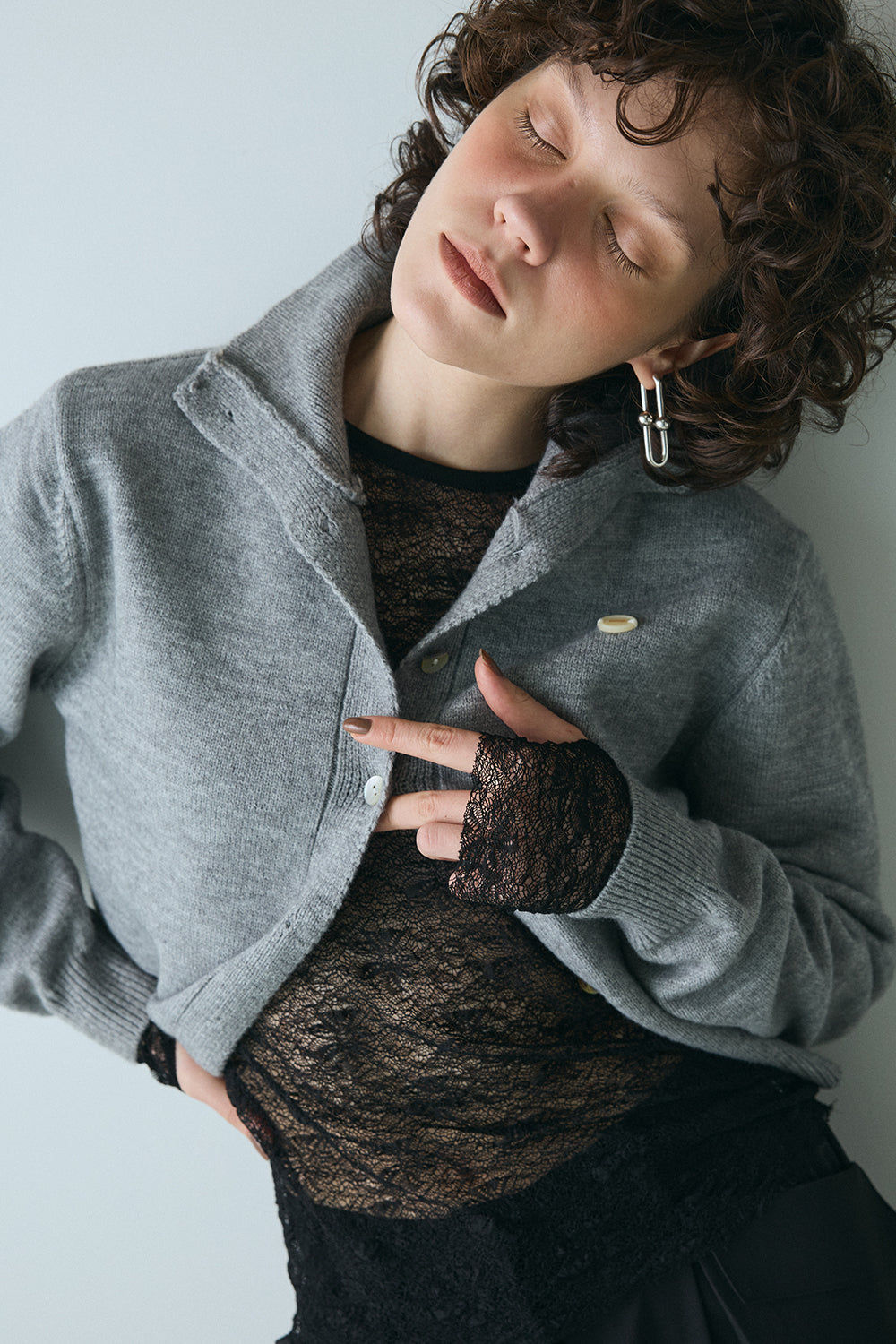 Whisper Lace Top／M253-83021-3【SELECT】