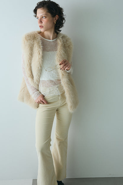 Whisper Lace Top／M253-83021-3【SELECT】