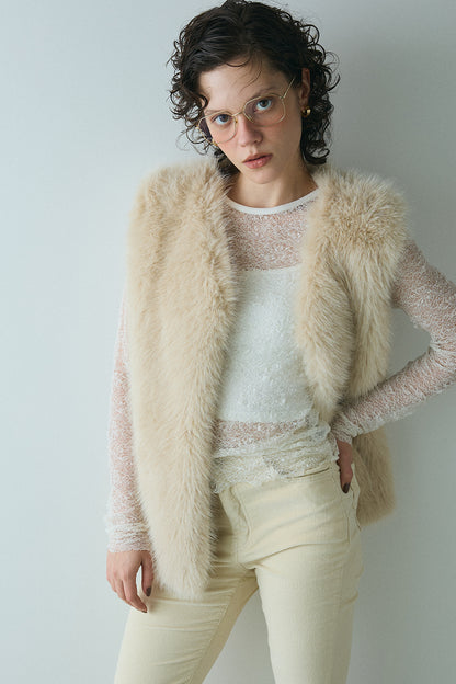 Whisper Lace Top／M253-83021-3【SELECT】