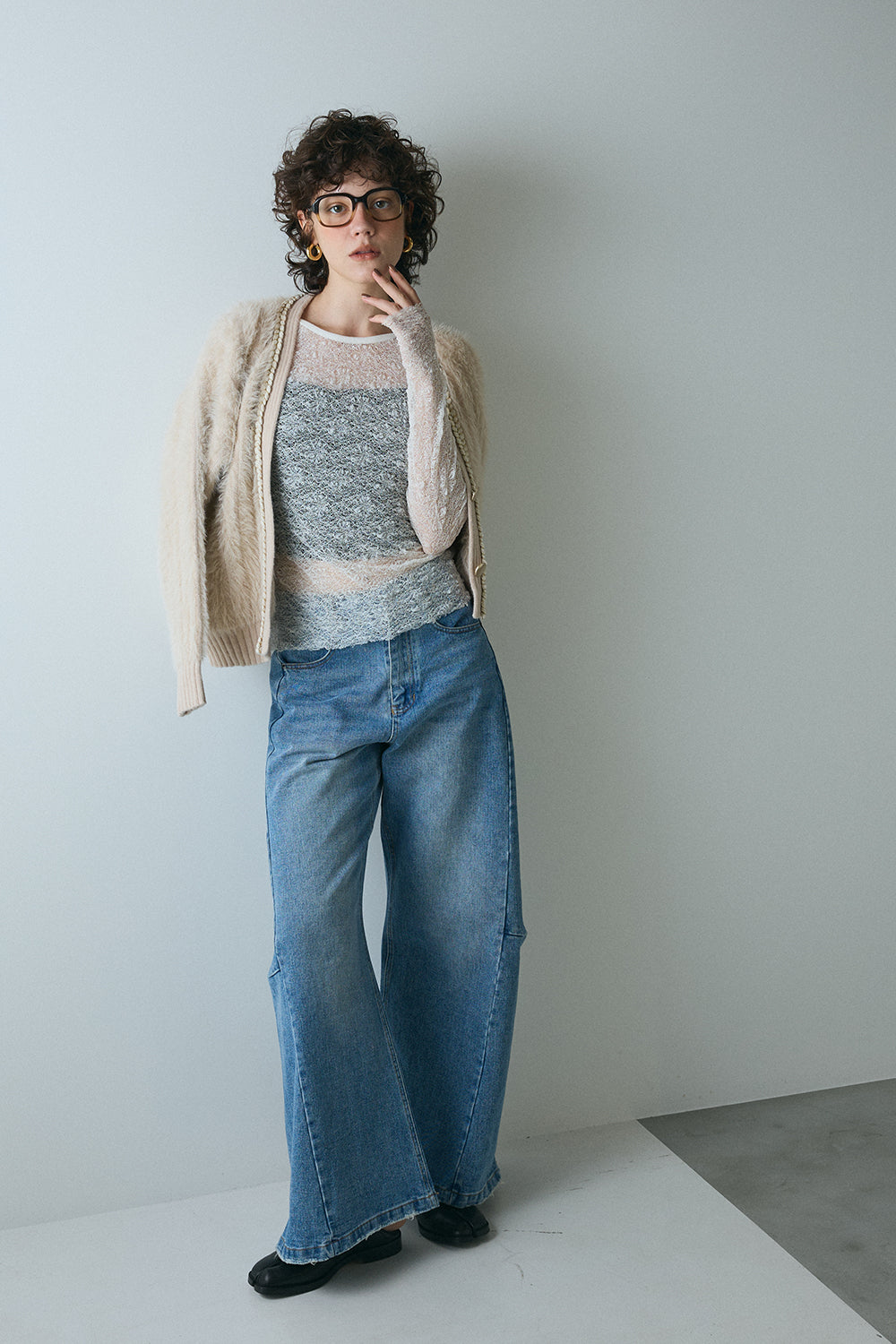 Whisper Lace Top／M253-83021-3【SELECT】