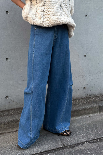 【予約：2月中旬】Structured Wide Denim／M261-33017【SELECT】