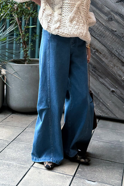 【予約：2月中旬】Structured Wide Denim／M261-33017【SELECT】