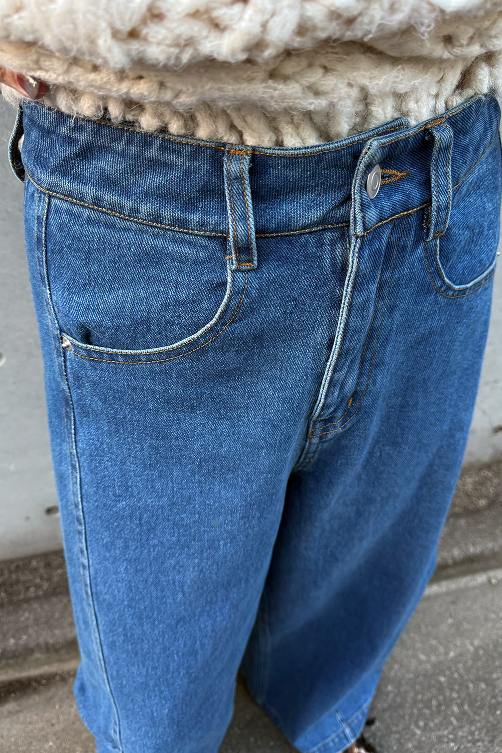 【予約：2月中旬】Structured Wide Denim／M261-33017【SELECT】