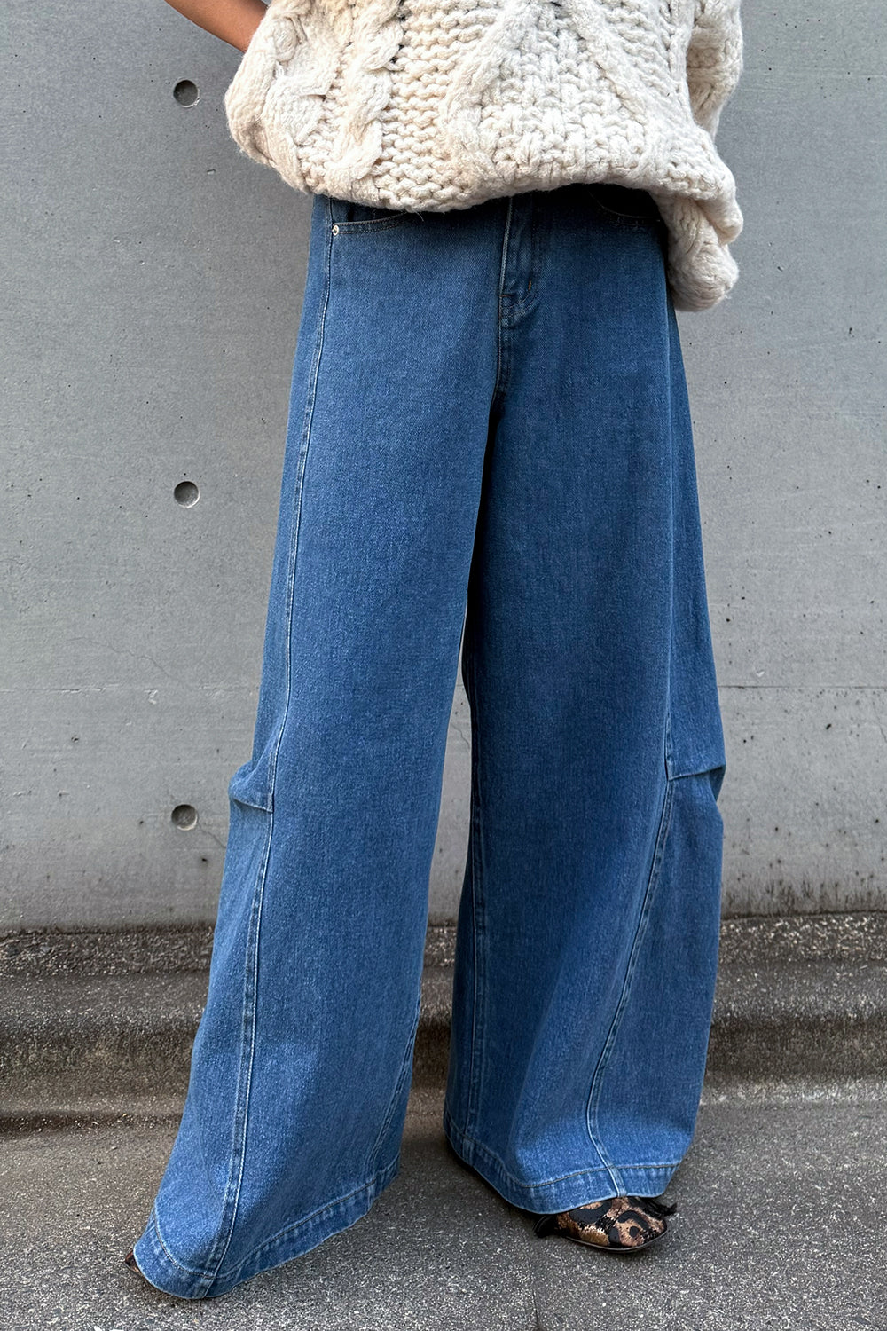 【予約：2月中旬】Structured Wide Denim／M261-33017【SELECT】