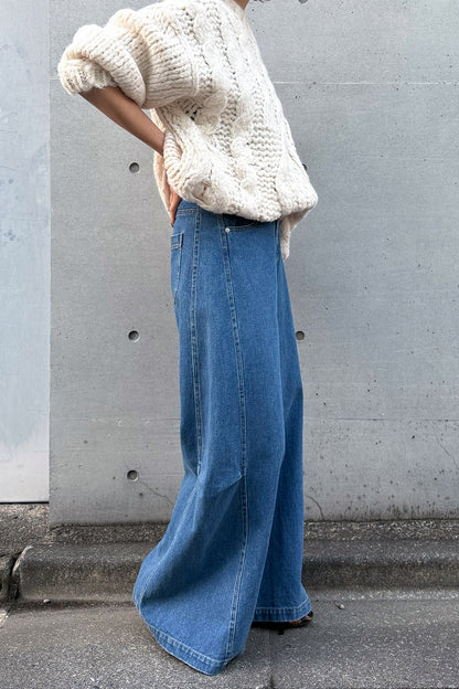 【予約：2月中旬】Structured Wide Denim／M261-33017【SELECT】