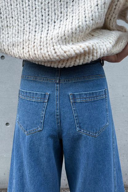 【予約：2月中旬】Structured Wide Denim／M261-33017【SELECT】