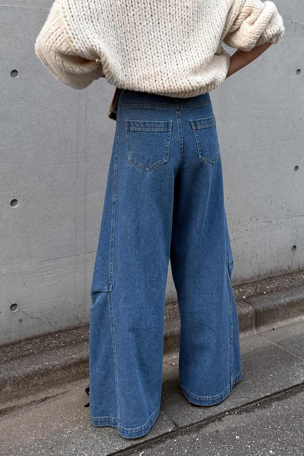 【予約：2月中旬】Structured Wide Denim／M261-33017【SELECT】