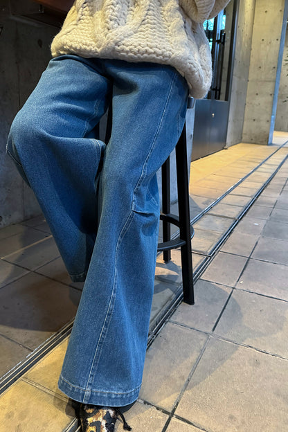【予約：2月中旬】Structured Wide Denim／M261-33017【SELECT】