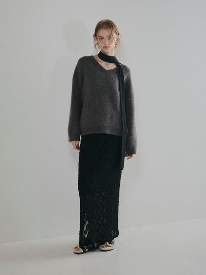 【予約：11月中旬】Fluffy Essential Knit／60251009015