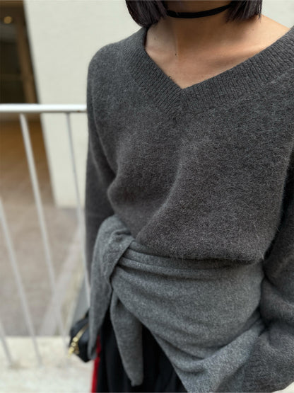【予約：1月下旬〜2月上旬】Fluffy Essential Knit／60251009015