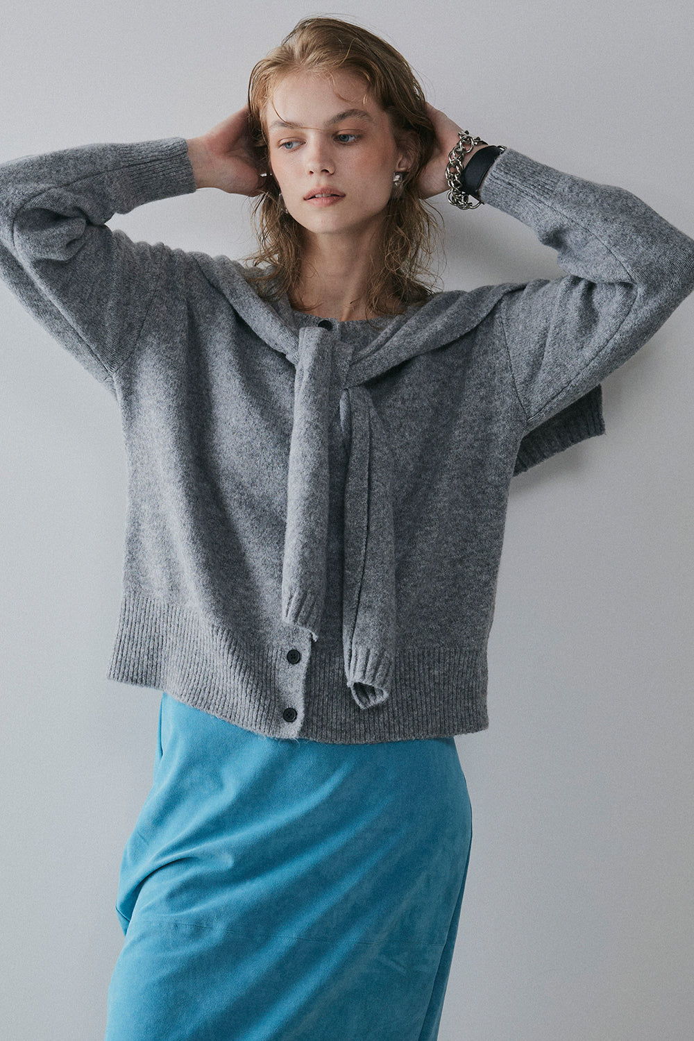 【予約：1月下旬〜2月上旬】Layered Knit Ensemble／60251009017