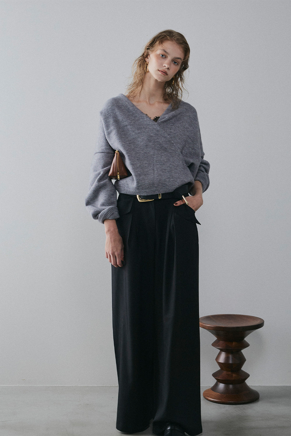 【予約：1月下旬〜2月上旬】Wrap Knit／60251009018