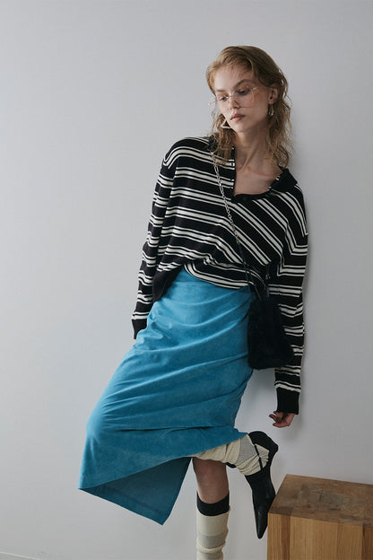 【予約：1月下旬〜2月上旬】Polo Collar Knit／60251009020