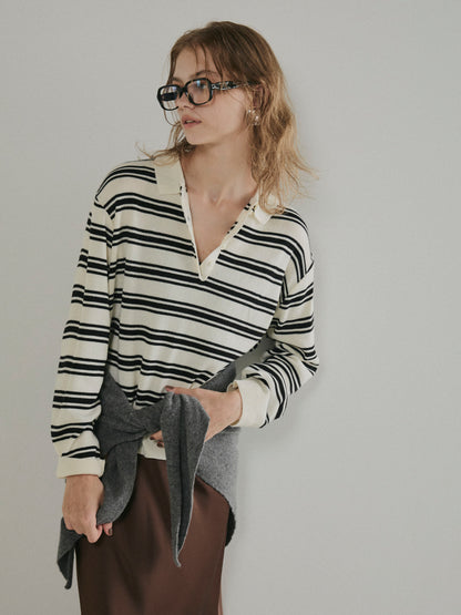 【予約：11月中旬】Polo Collar Knit／60251009020