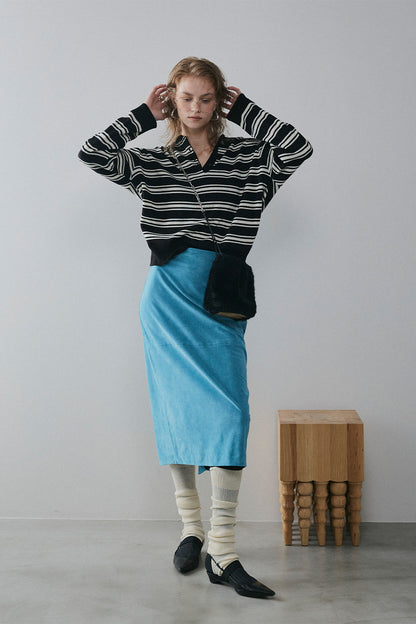 【予約：1月下旬〜2月上旬】Polo Collar Knit／60251009020