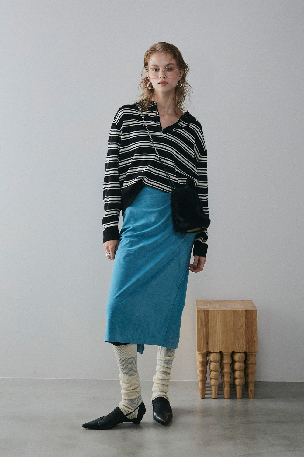 【予約：1月下旬〜2月上旬】Polo Collar Knit／60251009020