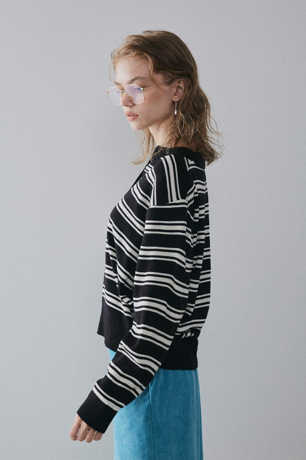 【予約：1月下旬〜2月上旬】Polo Collar Knit／60251009020