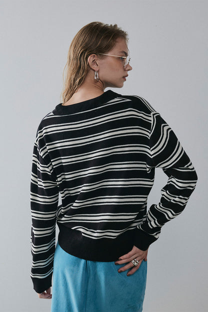 【予約：1月下旬〜2月上旬】Polo Collar Knit／60251009020