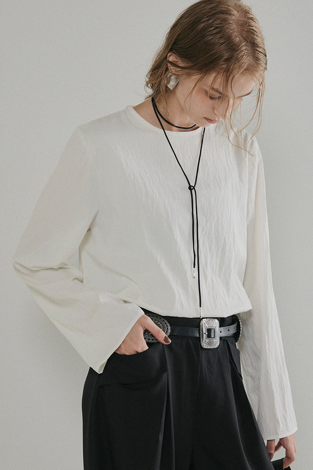 【予約：1月下旬〜2月上旬】Balloon Blouse／60251001011