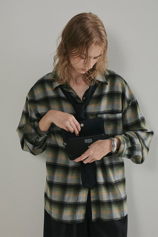 【予約：1月下旬〜2月上旬】Brushed Checked Shirt／60251001012