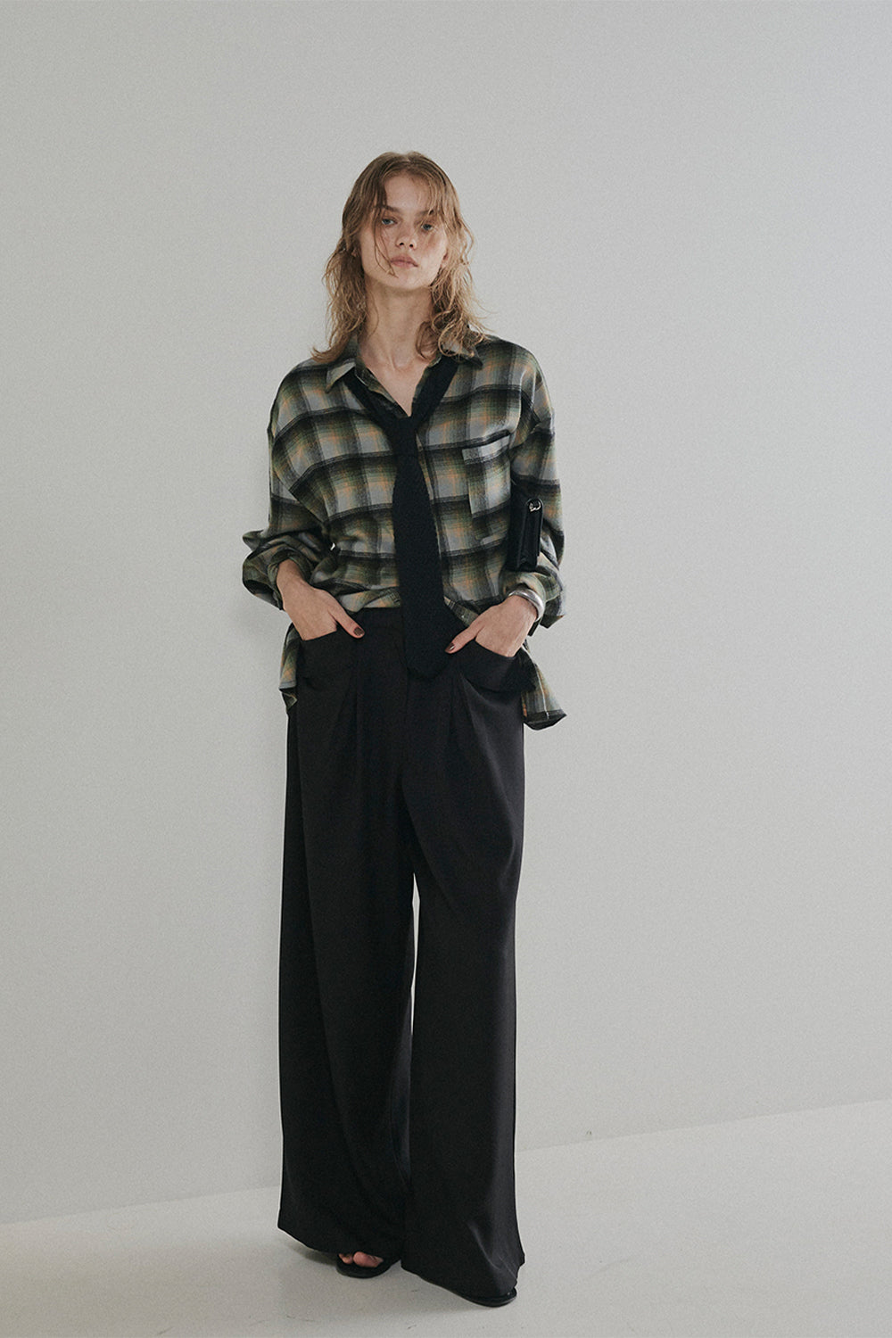 【予約：1月下旬〜2月上旬】Brushed Checked Shirt／60251001012