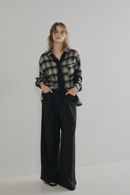 【予約：1月下旬〜2月上旬】Brushed Checked Shirt／60251001012