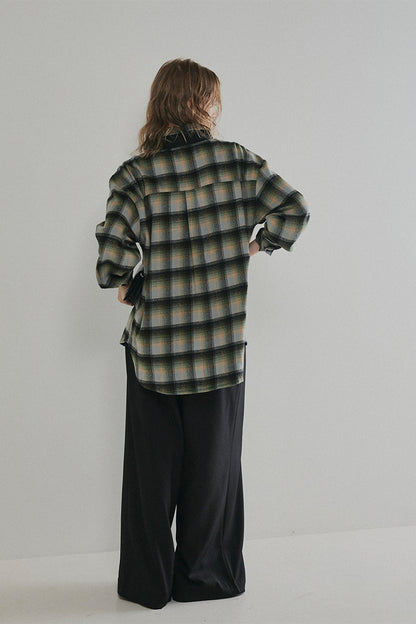【予約：1月下旬〜2月上旬】Brushed Checked Shirt／60251001012