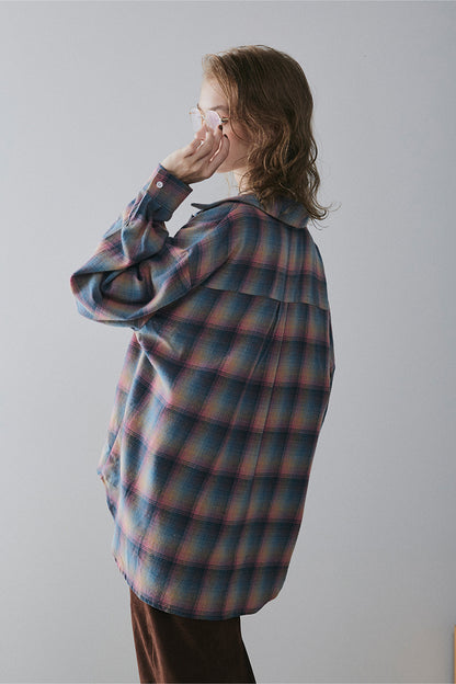 【予約：1月下旬〜2月上旬】Brushed Checked Shirt／60251001012