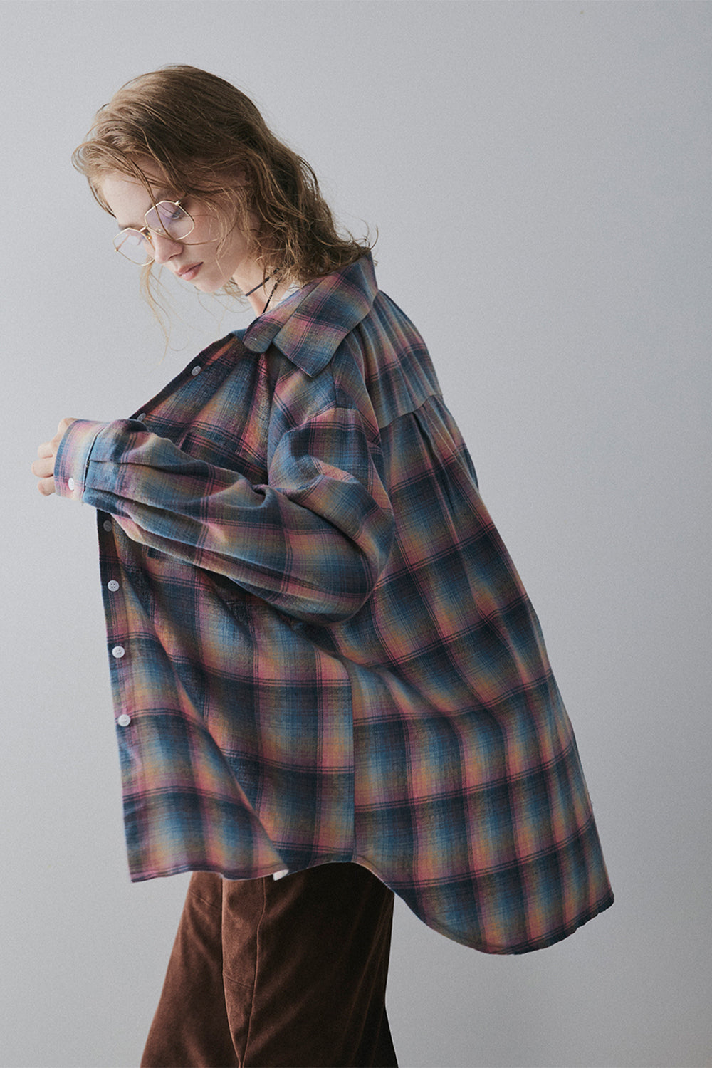 【予約：1月下旬〜2月上旬】Brushed Checked Shirt／60251001012