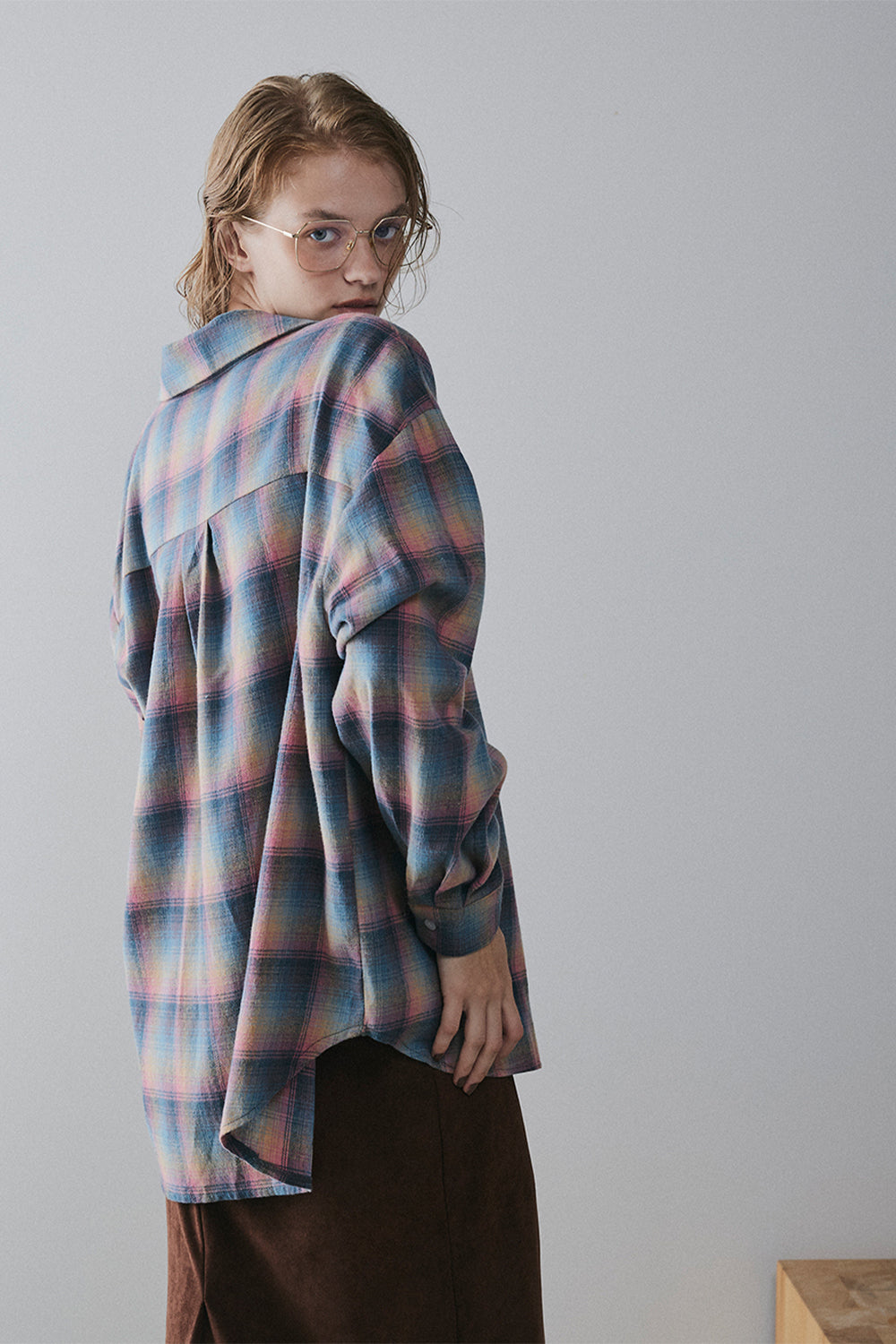 【予約：1月下旬〜2月上旬】Brushed Checked Shirt／60251001012