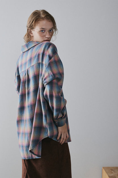 【予約：1月下旬〜2月上旬】Brushed Checked Shirt／60251001012